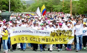 colombianos en protesta